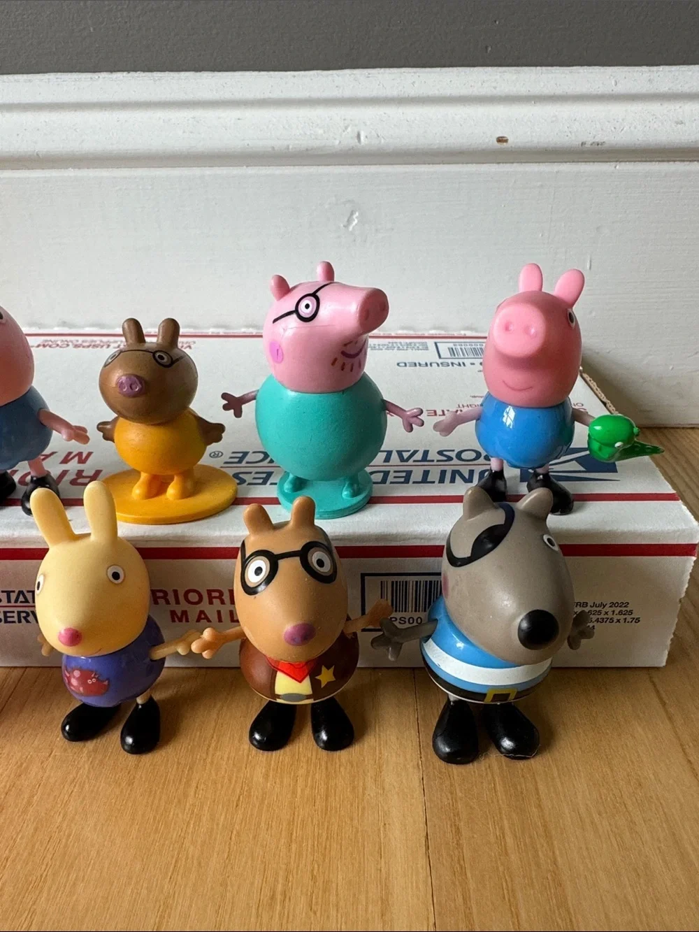 Peppa Pig Figure Lot Family Friends Suzy Sheep Rebecca Rabbit Toys Bundle